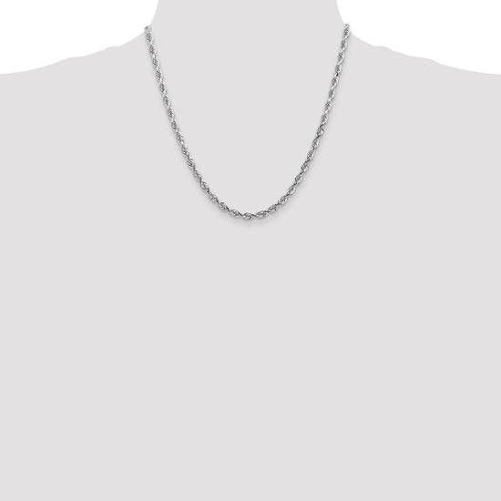 Gold (14K & 10K) Diamond-Cut Quadruple Rope Chain — 4.5 mm