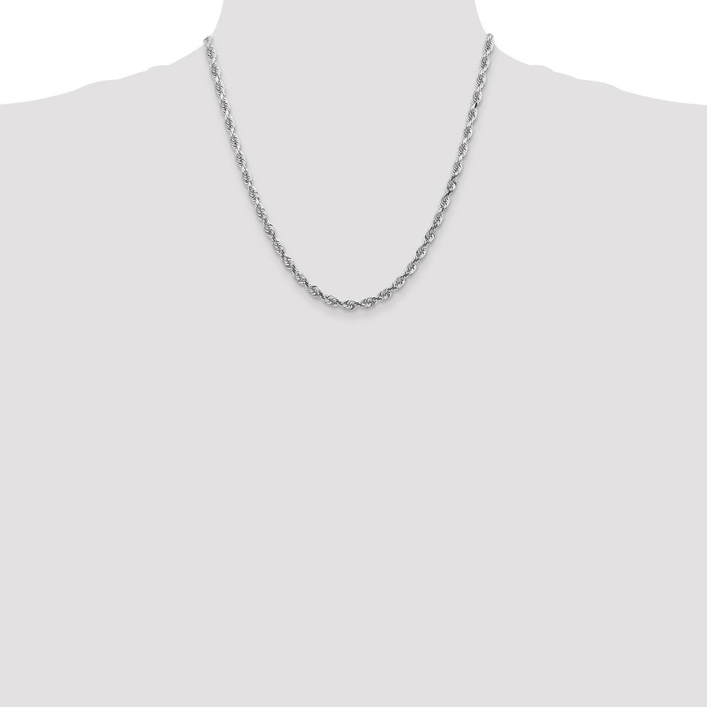 Gold (14K & 10K) Diamond-Cut Quadruple Rope Chain — 4.5 mm