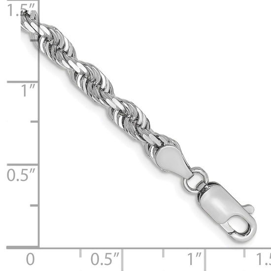 Gold (14K & 10K) Diamond-Cut Quadruple Rope Chain — 4.5 mm