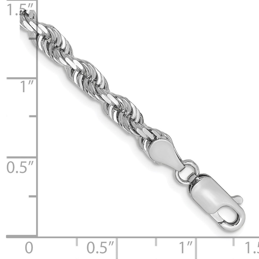 Gold (14K & 10K) Diamond-Cut Quadruple Rope Chain — 4.5 mm