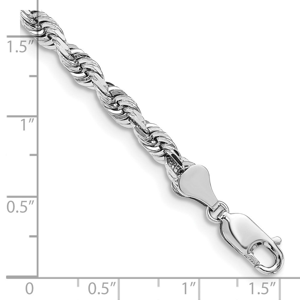 Gold (14K & 10K) Diamond-Cut Quadruple Rope Chain — 5 mm