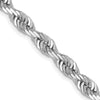 Gold (14K & 10K) Diamond-Cut Quadruple Rope Chain — 5 mm