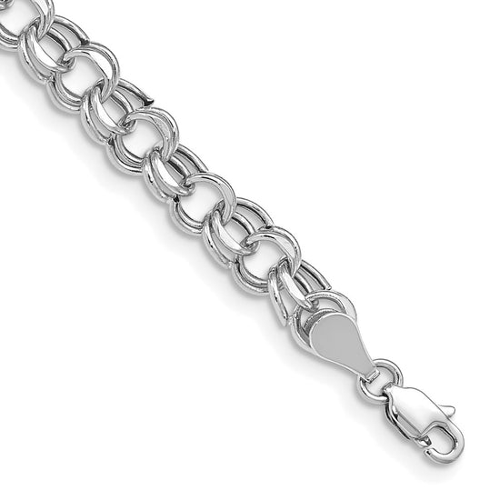 Gold Double Link Charm Bracelets