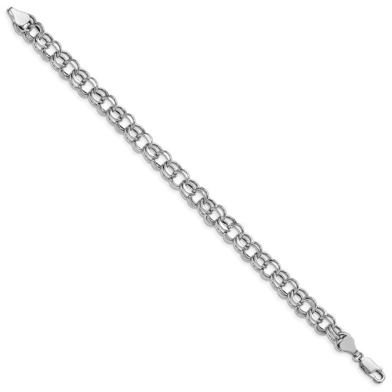 Gold Double Link Charm Bracelets