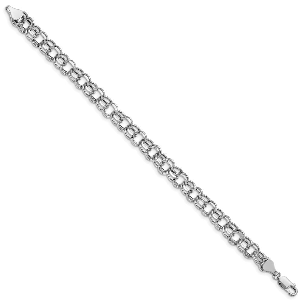 Gold Double Link Charm Bracelets