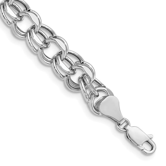 Gold Double Link Charm Bracelets