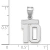 Polished Number Charms — 10