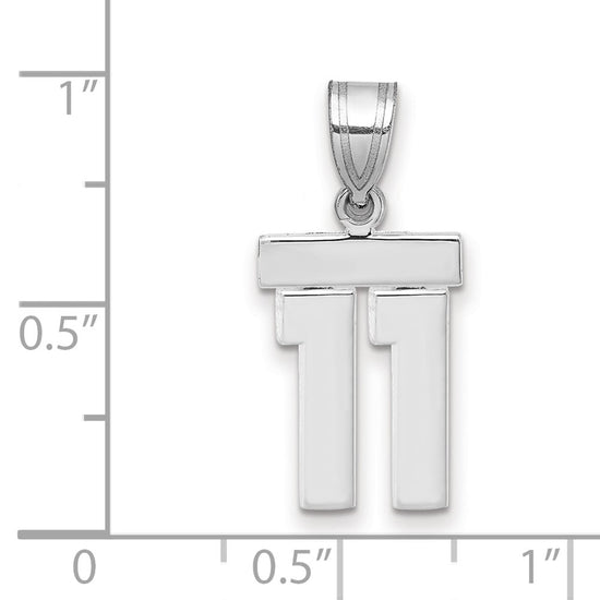 Polished Number Charms — 11