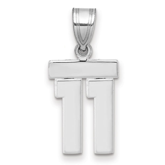 Polished Number Charms — 11