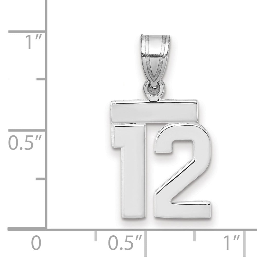 Polished Number Charms — 12