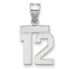 Polished Number Charms — 12