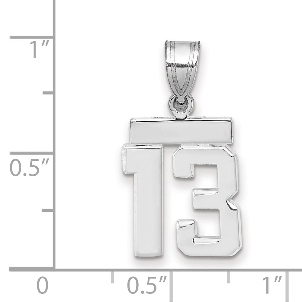 Polished Number Charms — 13