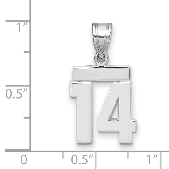 Polished Number Charms — 14