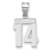 Polished Number Charms — 14
