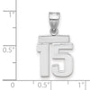 Polished Number Charms — 15