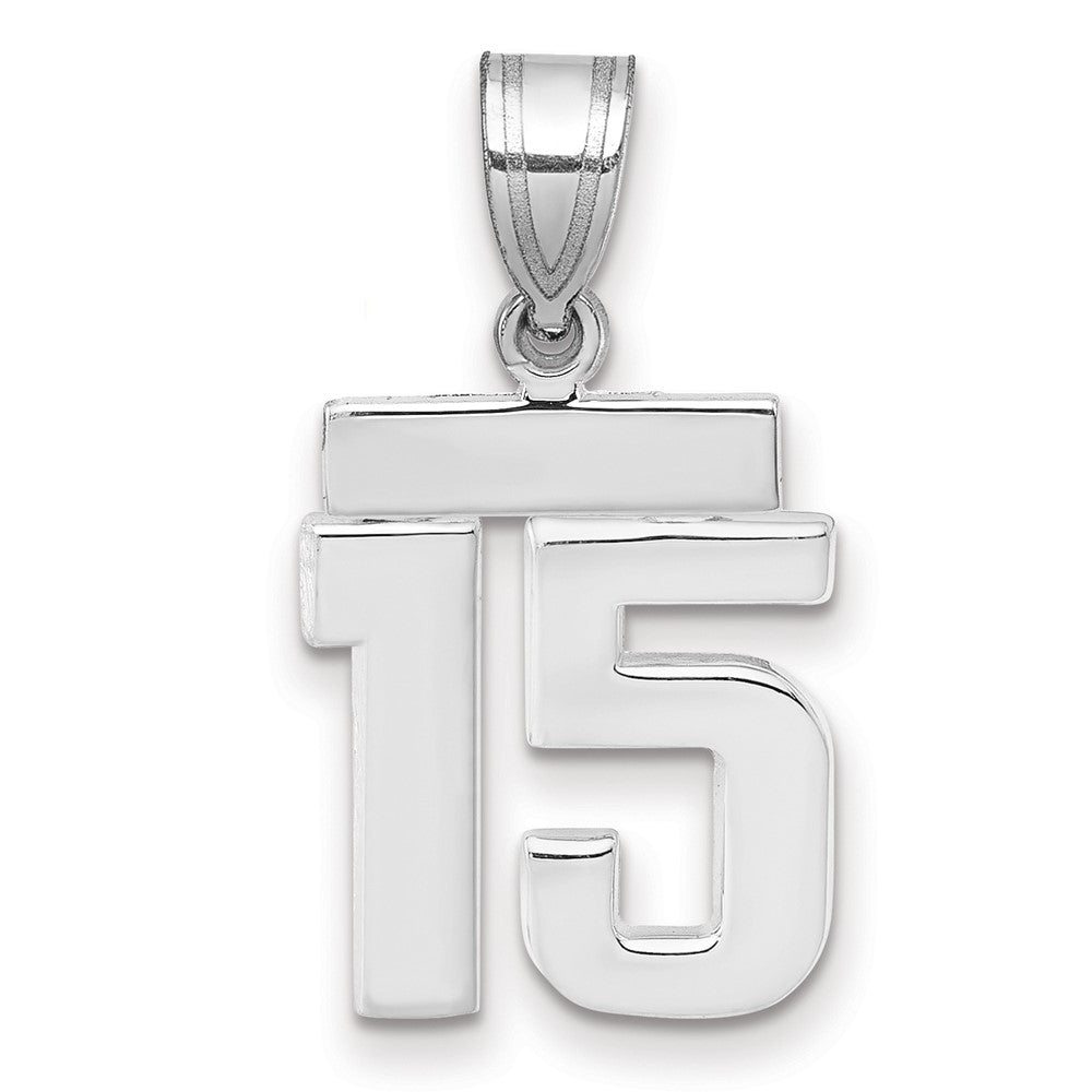 Polished Number Charms — 15