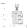 Polished Number Charms — 16