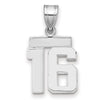 Polished Number Charms — 16
