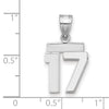 Polished Number Charms — 17