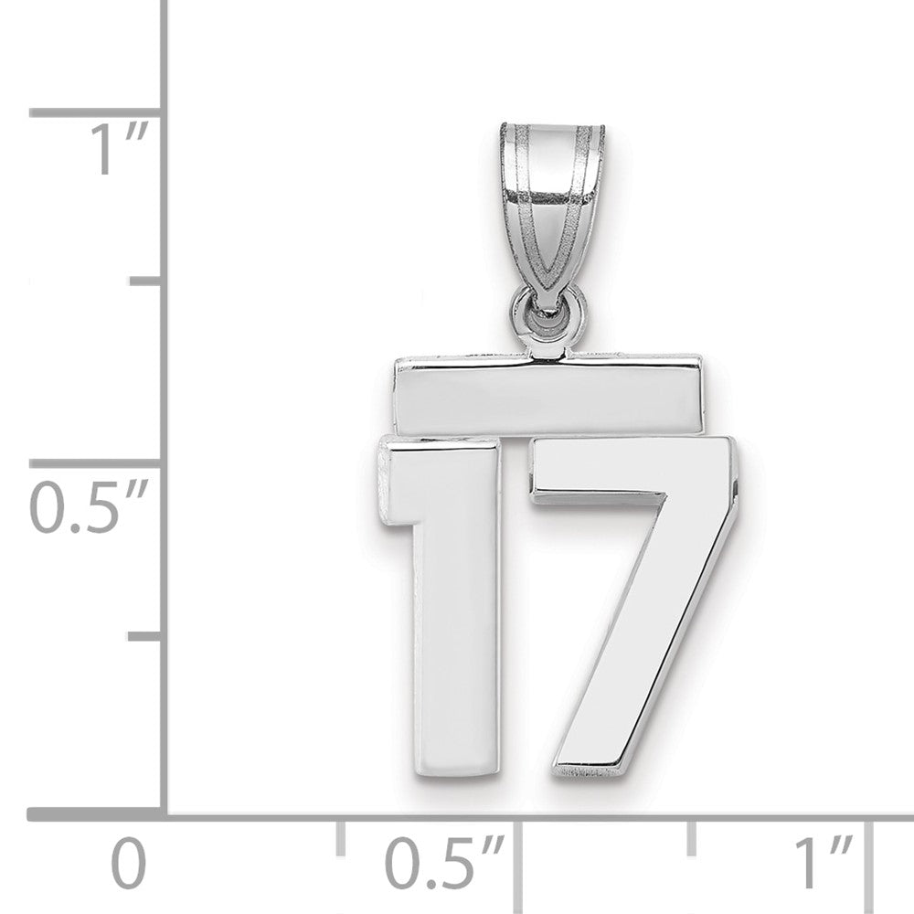 Polished Number Charms — 17