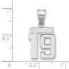 Polished Number Charms — 19