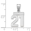 Polished Number Charms — 21