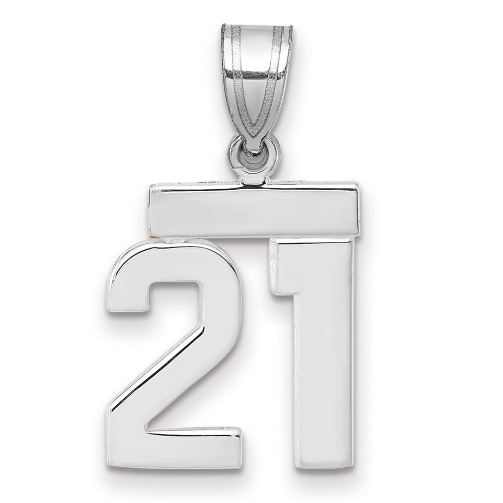 Polished Number Charms — 21