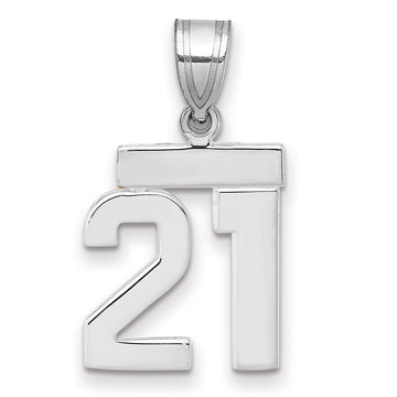 Polished Number Charms — 21