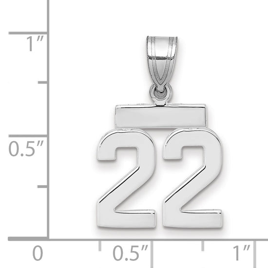 Polished Number Charms — 22