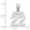 Polished Number Charms — 22