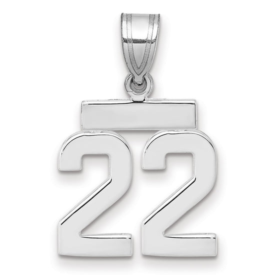 Polished Number Charms — 22