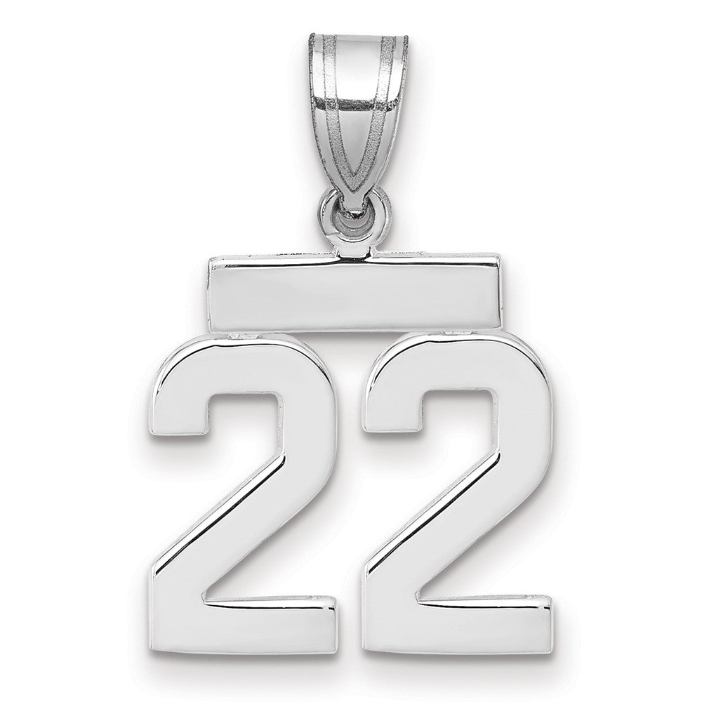 Polished Number Charms — 22