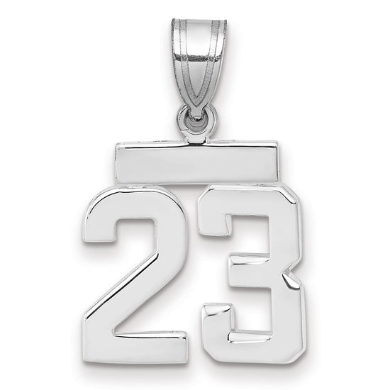 Polished Number Charms — 23