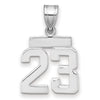 Polished Number Charms — 23
