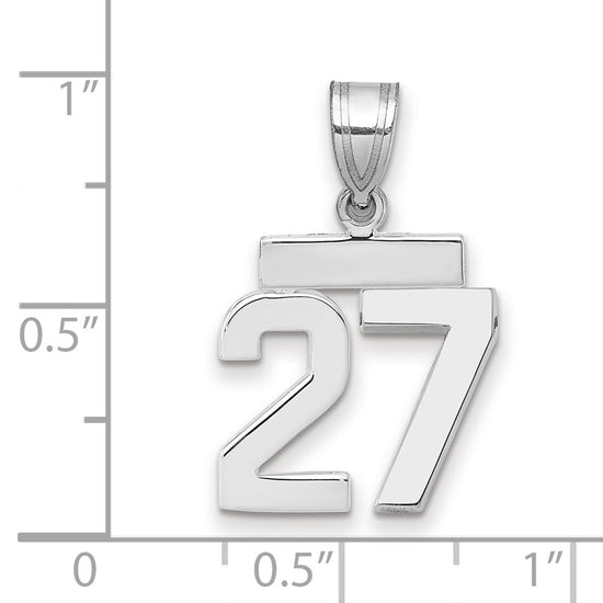 Polished Number Charms — 27