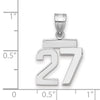 Polished Number Charms — 27