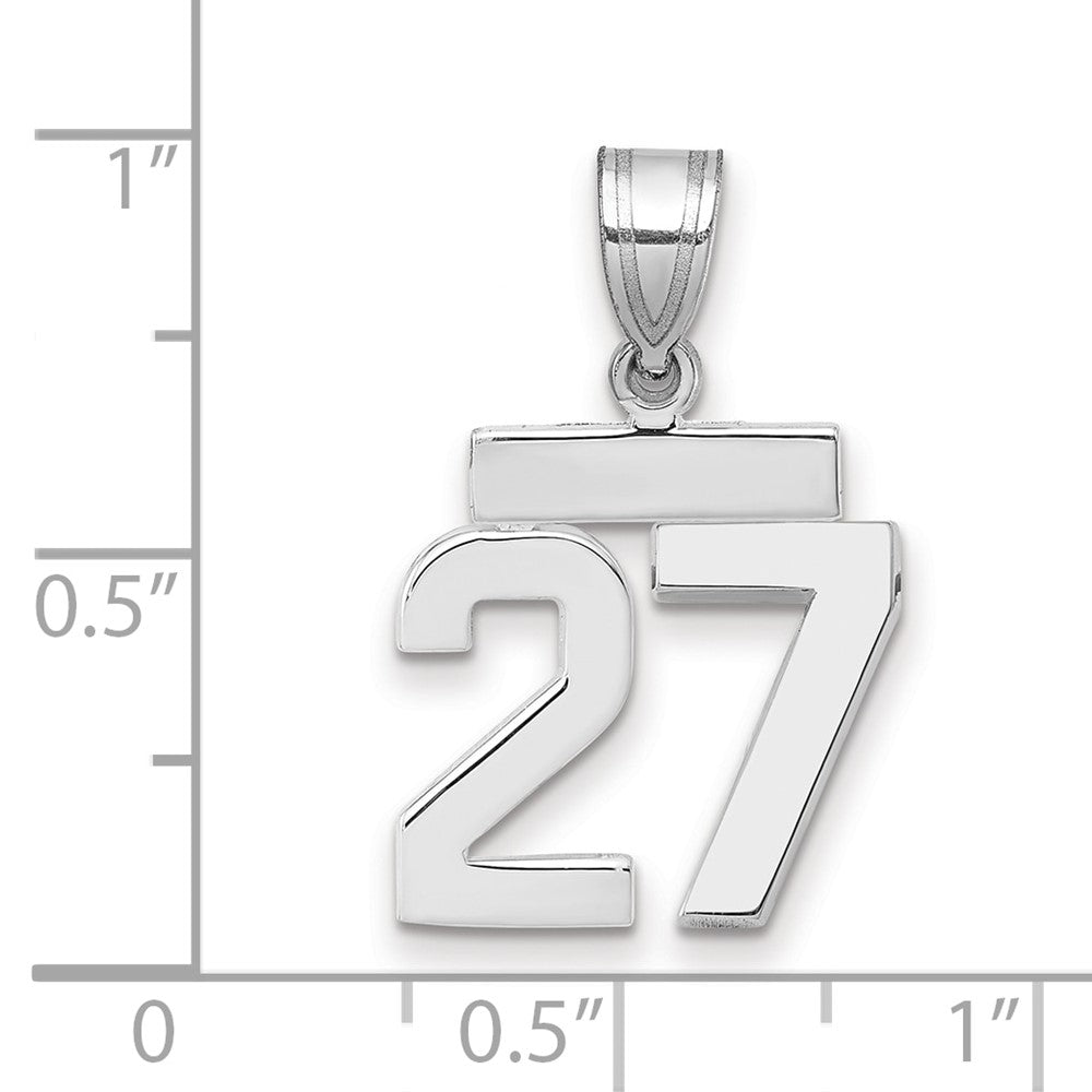 Polished Number Charms — 27