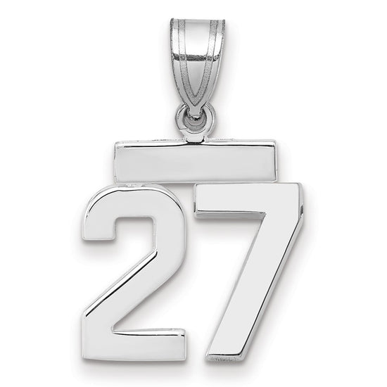 Polished Number Charms — 27