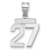 Polished Number Charms — 27