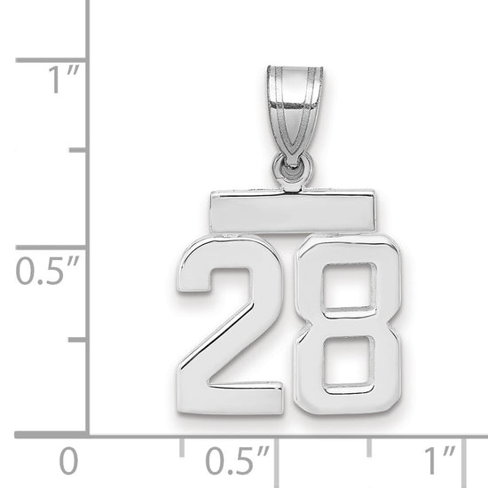 Polished Number Charms — 28