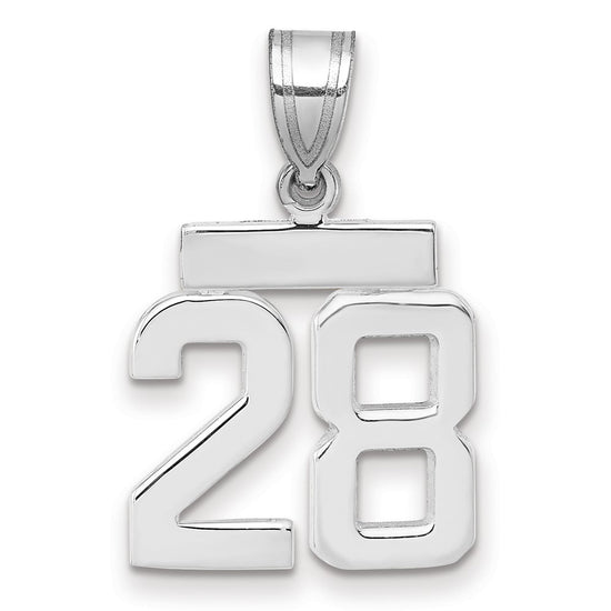 Polished Number Charms — 28