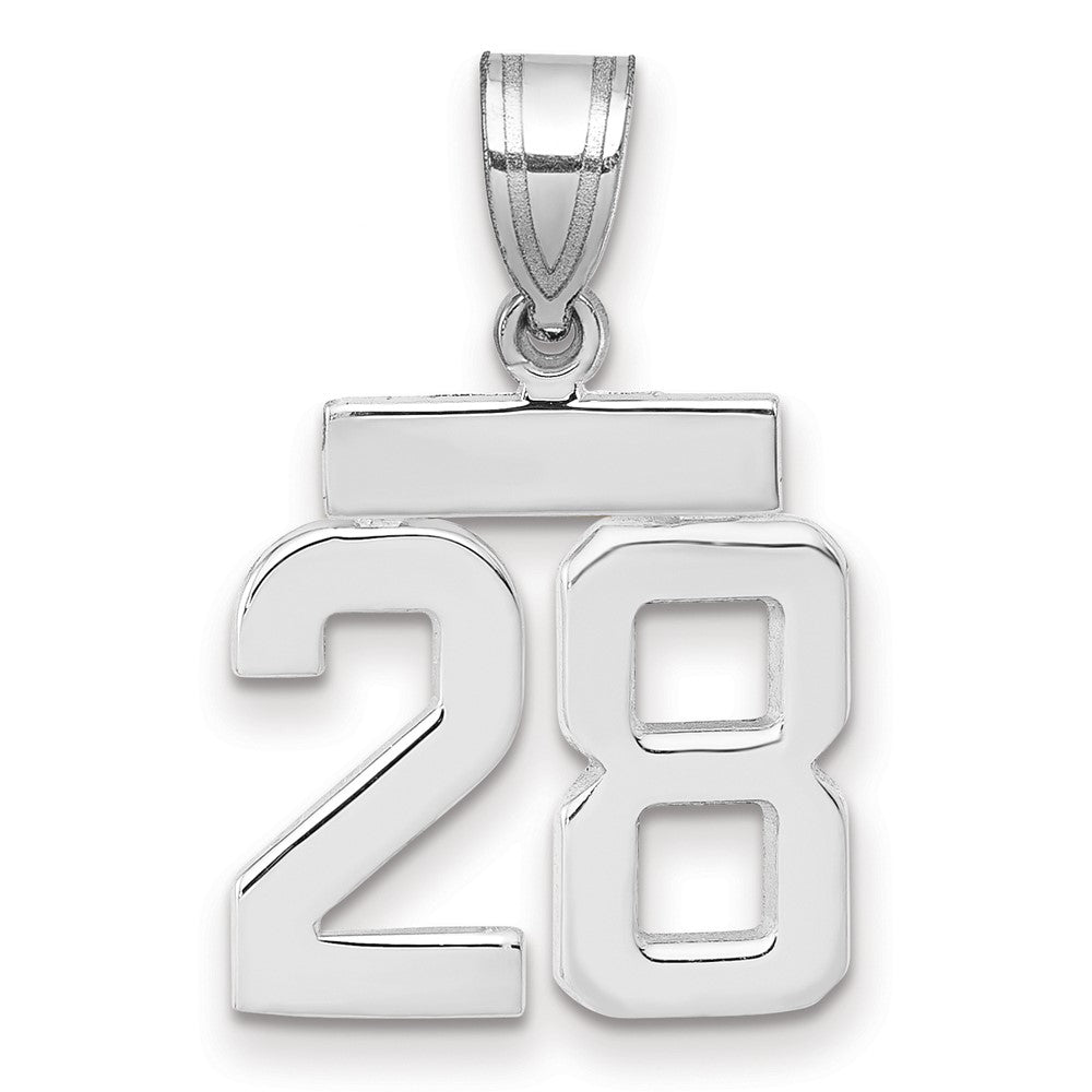 Polished Number Charms — 28