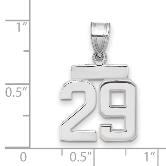 Polished Number Charms — 29