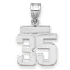 Polished Number Charms — 35