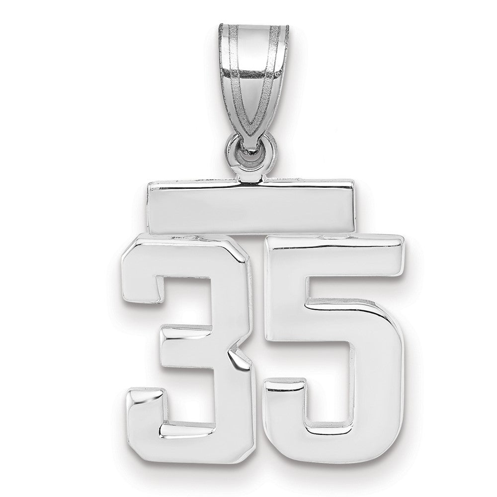 Polished Number Charms — 35