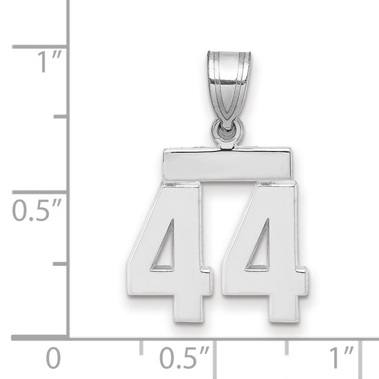 Polished Number Charms — 44