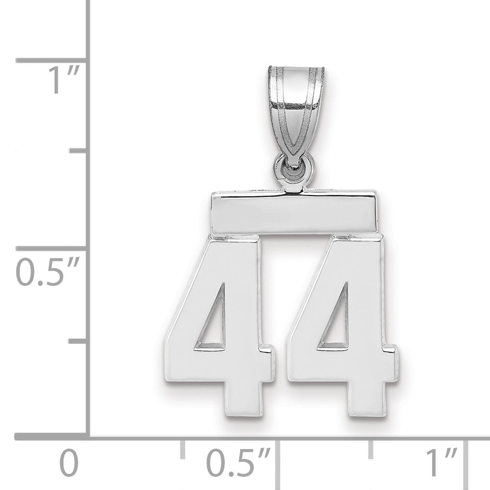 Polished Number Charms — 44