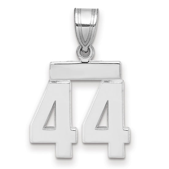 Polished Number Charms — 44