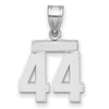 Polished Number Charms — 44