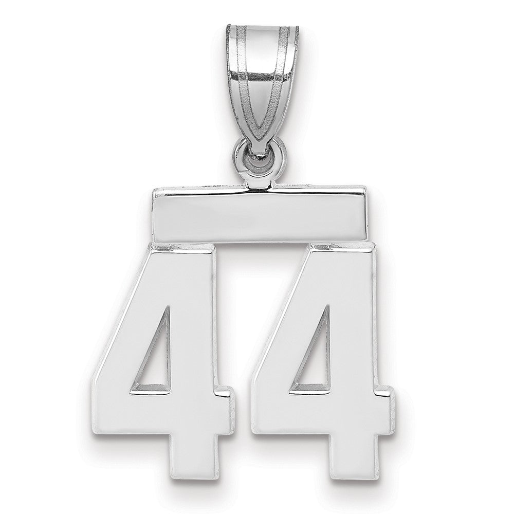Polished Number Charms — 44